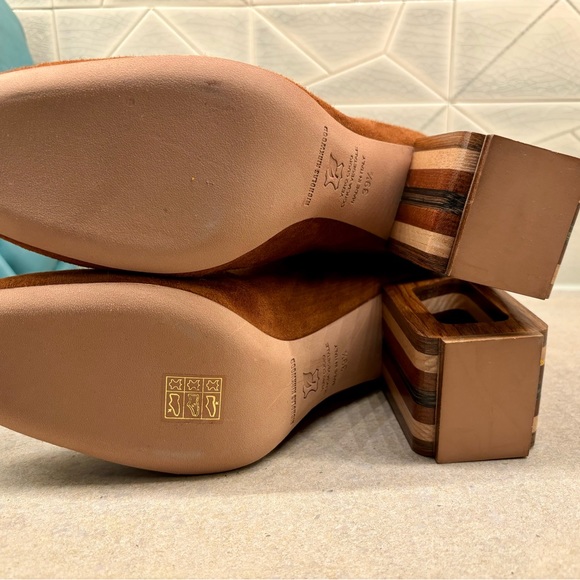 Nicholas Kirkwood Joaquin 85MM Suede Hollow Heel Boots 39.5 Brand New! - Picture 6 of 8